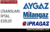 3 büyüğün lisansı iptal