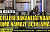 İÇİŞLERİ BAKANLIĞI'NDAN 'CUMA NAMAZI' AÇIKLAMASI