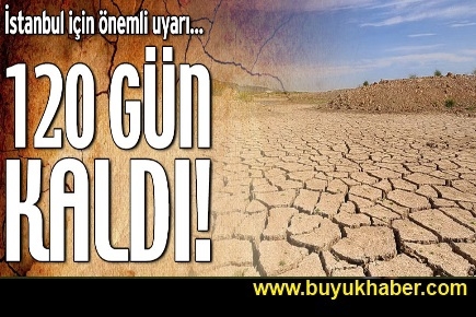 120 günlük suyumuz kaldı