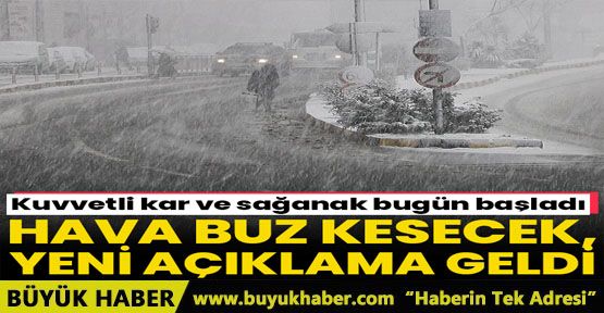 12 il için sarı ve turuncu kodlu hava durumu uyarısı yapan Meteoroloji, şiddetli yağmur ve kar yağışının beklendiğini duyurdu.