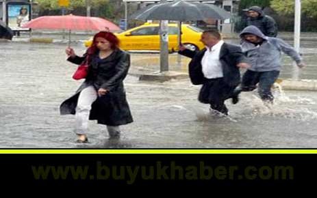 12 ilde kuvvetli sağanak uyarısı.