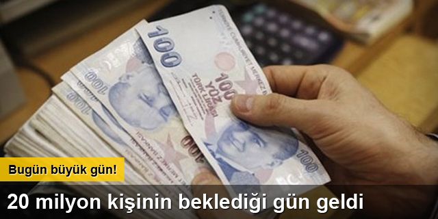 20 milyon kişiye büyük müjde