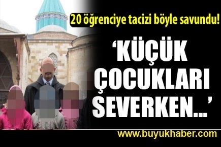 20 öğrencisini taciz etti