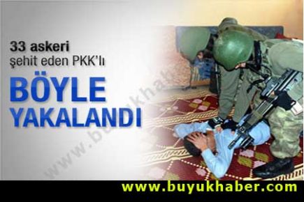 33 askeri şehit eden PKK'lı böyle yakalandı