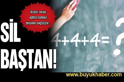 4+4+4 sistemi yine değişiyor