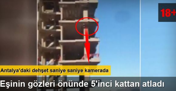 5. kattan atlama anı kamerada