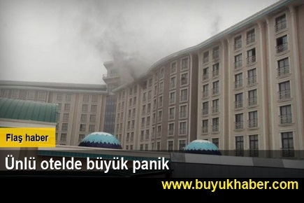 5 yıldızlı ünlü NG Güral Termal Otel'de yangın