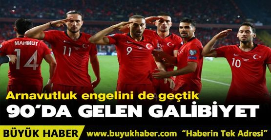 90'da gelen galibiyet