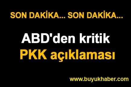 ABD: Durumu memnuniyetle karşılıyoruz