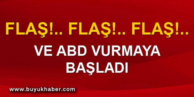 ABD Kuzey Irak'ta IŞİD'i vuruyor