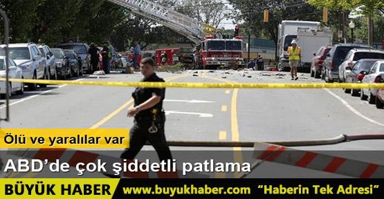 ABD'de patlama ve yangın