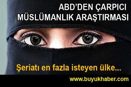 ABD'den çarpıcı Müslüman araştırması