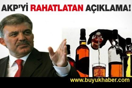 Abdullah Gül'den AK Parti'yi rahatlatan alkol açıklaması