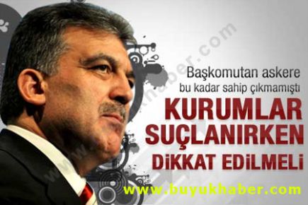 Abdullah Gül'den ifade açıklaması