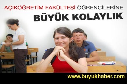 Açıköğretimden mezuniyet kolaylaştı