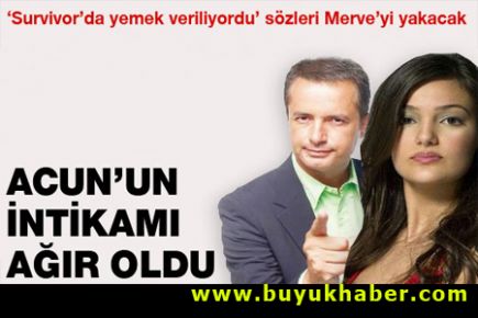 Acun'dan Merve'ye 500 bin TL'lik dava!