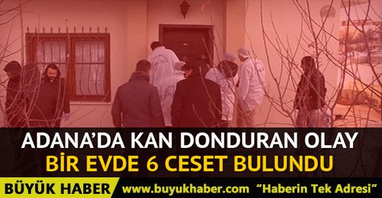 Adana'da 6 cansız beden bulundu