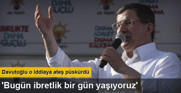Ahmet Davutoğlu: AK Parti'ye iftira attılar