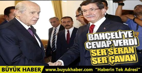 Ahmet Davutoğlu'ndan Bahçeli'ye Kürtçe yanıt