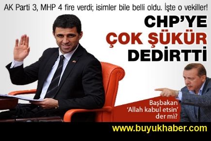 AK Parti ve MHP'den fire veren vekiller