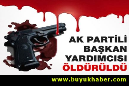 AK PARTİLİ BAŞKAN YARDIMCISI ÖLDÜRÜLDÜ
