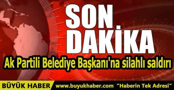 Ak Partili Belediye Başkanı'na silahlı saldırı