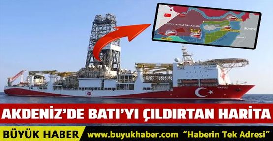 Akdeniz'de Batı'yı çıldırtan harita