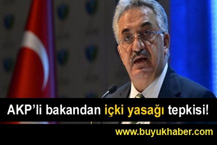 AKP'li bakandan içki yasağı tepkisi!