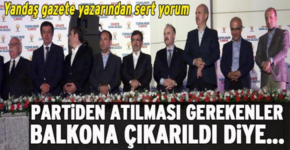 AKP'ye içeriden çok sert eleştiri