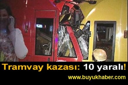 Aksaray'da tramvay kazası