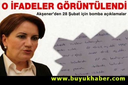 Akşener'den bomba 28 Şubat açıklamaları