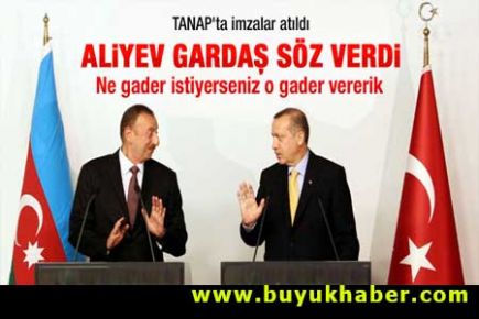Aliyev gardaşından Erdoğan'a söz