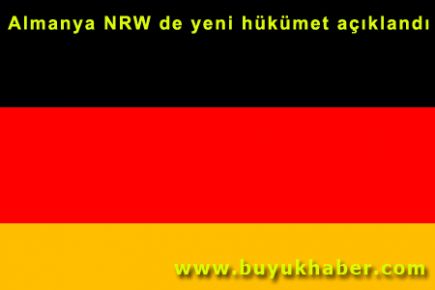 Almanya NRW de yeni hükümet açıklandı