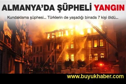 Almanya'da yangın: 7 ölü