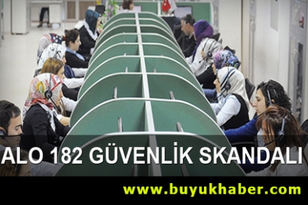 ALO 182 güvenlik skandalı