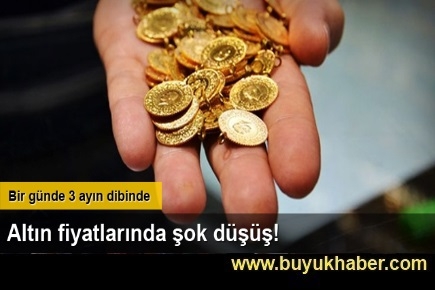 Altın fiyatlarında şok düşüş