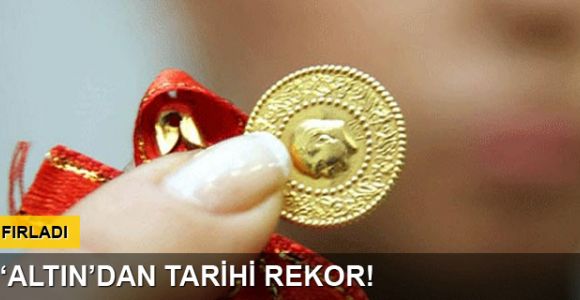 Altından tarihi rekor!