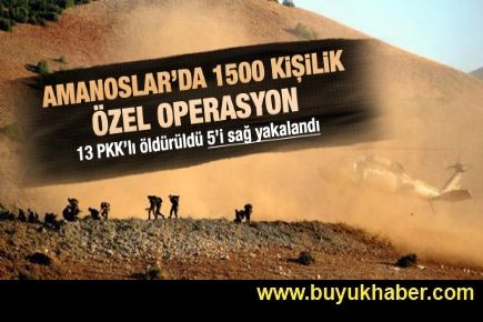 Amanoslar'da 18 PKK'lı etkisiz hale getirildi