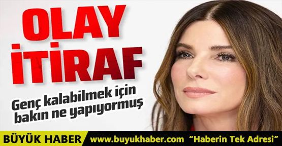 Amerikalı oyuncu Sandra Bullock'tan kan donduran itiraf