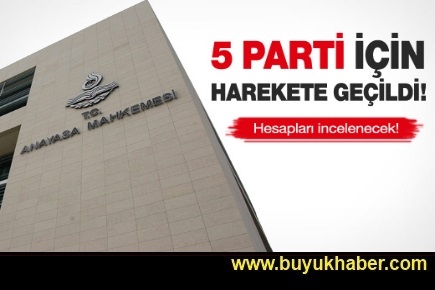 Anayasa Mahkemesi'nden 5 partiye suç duyurusu