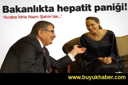 Angelina, Bakan Şahin'e hepatit bulaştırdı paniği!