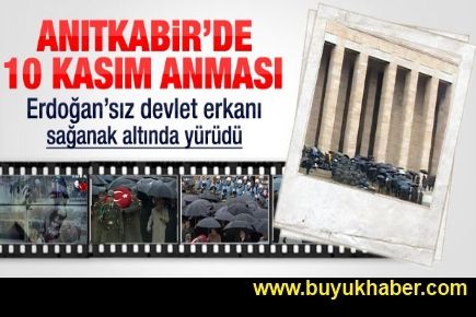 Anıtkabir'deki resmi 10 Kasım anma töreni
