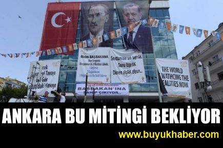 Ankara AK Parti mitingine hazırlanıyor