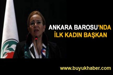 Ankara Barosu'na ilk kadın başkan