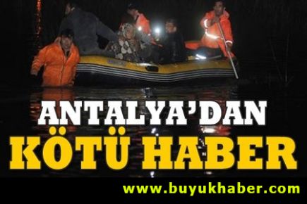 Antalya gece yarısı sele teslim oldu