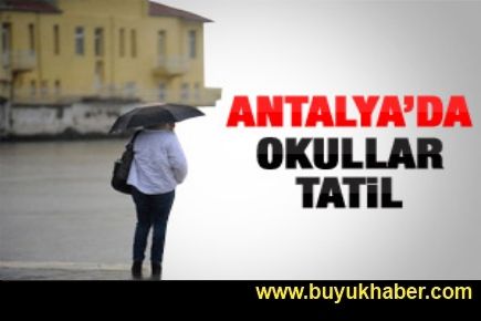 Antalya'da 17 ilçede alarm