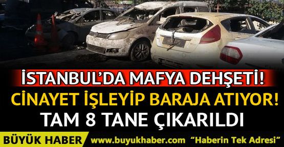 Arap Emrah'ın saldırılarda kullandığı otomobiller barajdan çıktı