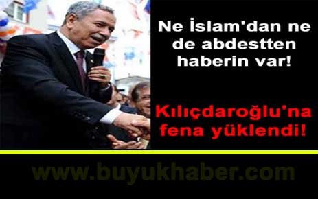Arınç Kılıçdaroğlu'na yüklendi.