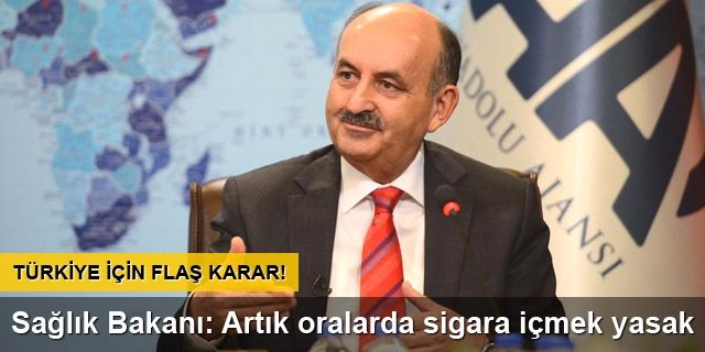 Artık oralarda sigara içmek yasak