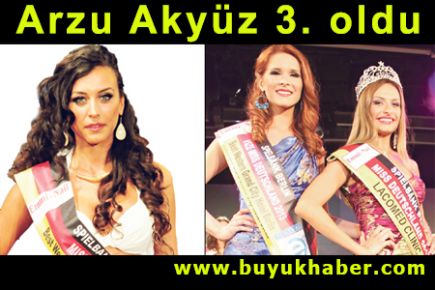 Arzu Akyüz 3. oldu 'Miss Deutschland”